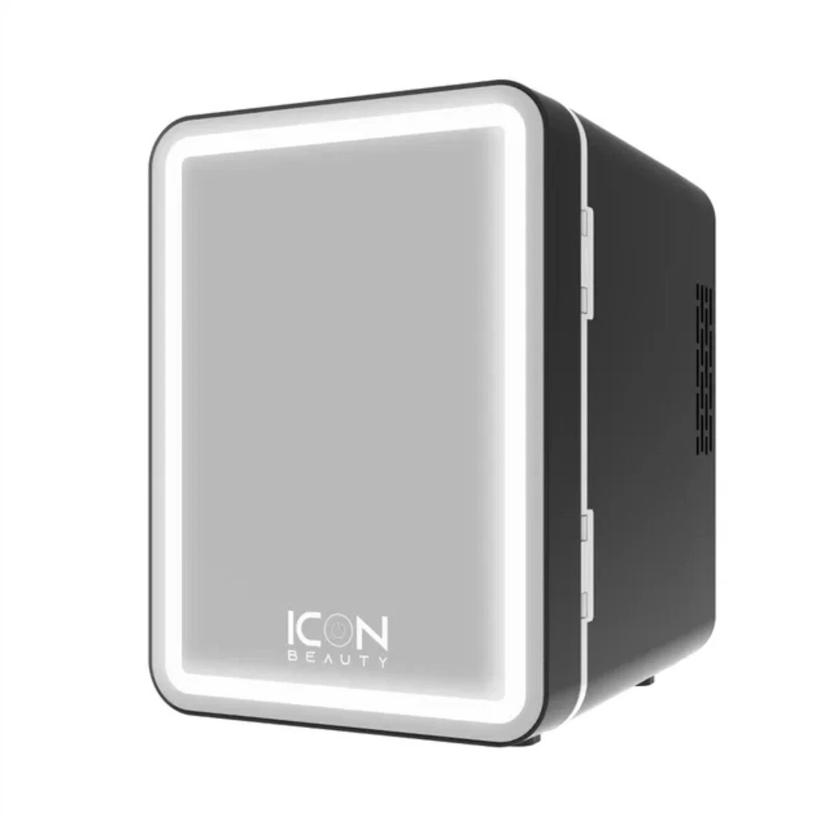 LED Mirror Door Mini Beauty Cooler, 4-Liter Mini F